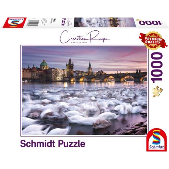 Puzzle Schmidt Cisnes de Praga de 1000 Peças