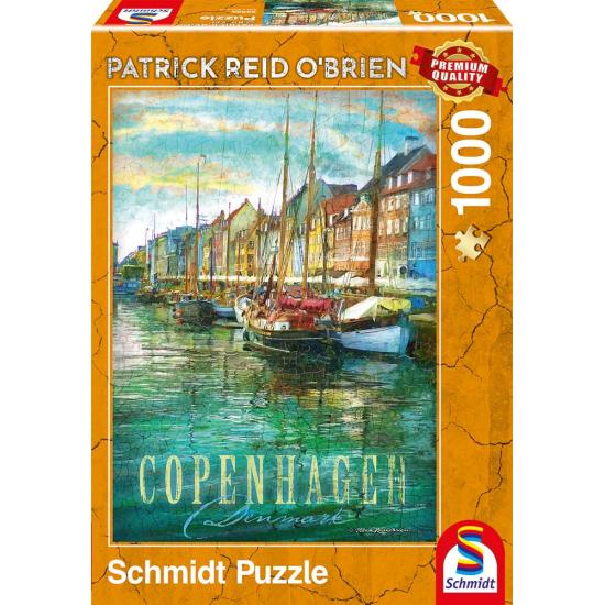 Schmidt Puzzle Copenhagen, Dinamarca 1000 peças