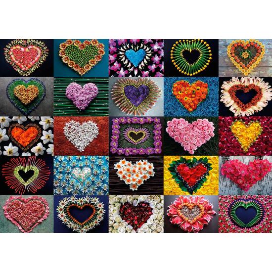 Corações de Puzzle Schmidt para Madalena 2.000 peças