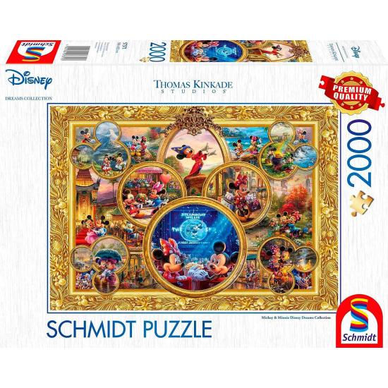 Puzzle Schmidt Disney Colagem de Sonhos 2000 Peças