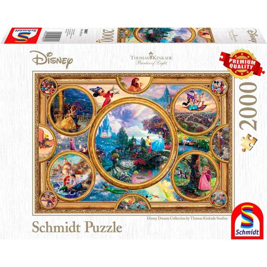 Puzzle Schmidt Disney Dreams 2.000 peças Puzzle Schmidt Disney Dreams 2.000 peças