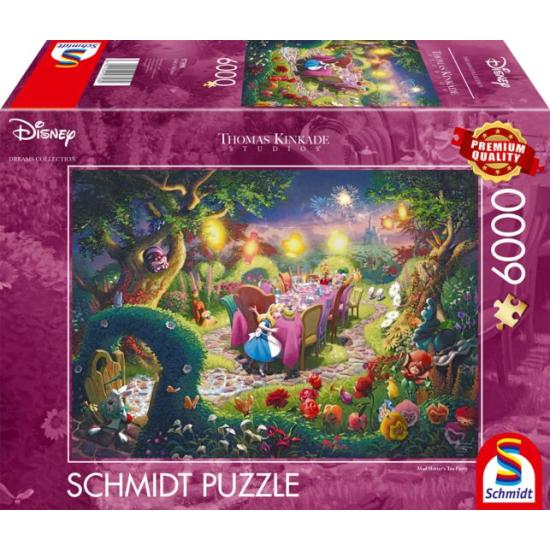 Puzzle Schmidt Disney Festa do Chá do Chapeleiro Maluco de 6000 Puzzle Schmidt Disney Festa do Chá do Chapeleiro Maluco de 6000