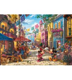 Puzzle Schmidt Disney Mickey e Minnie no México de 6000 peças