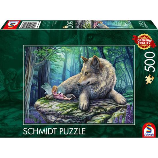 Puzzle Schmidt O Lobo E O Elfo de 500 peças