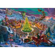 Puzzle Schmidt Polo Norte Do Papai Noel de 1000 Peças