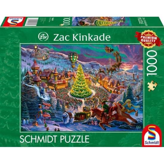 Puzzle Schmidt Polo Norte Do Papai Noel de 1000 Peças