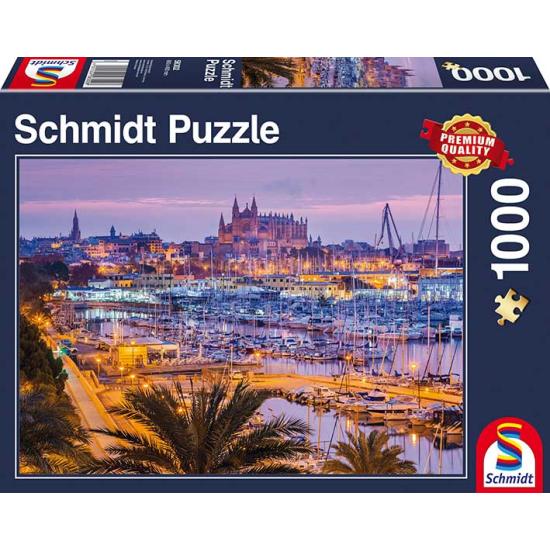Schmidt Puzzle O Porto de Palma de Maiorca 1000 Peças