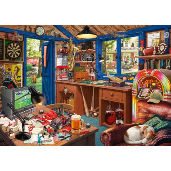 Puzzle Schmidt Oficina do Papai - Puzzles Secretos de 1000 Pzs Puzzle Schmidt Oficina do Papai - Puzzles Secretos de 1000 Pzs
