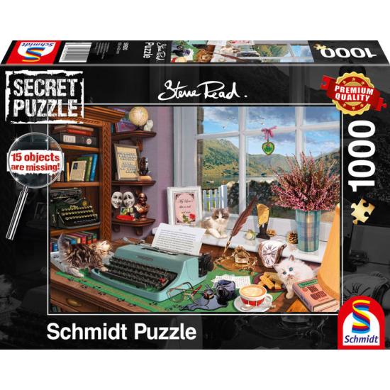 Puzzle Schmidt  Na mesa, Secret Puzzles de 1000 Pzs Puzzle Schmidt  Na mesa, Secret Puzzles de 1000 Pzs