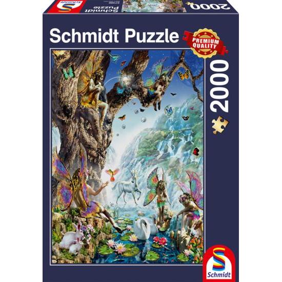 Puzzle Schmidt No Vale das Fadas da Agua 2000 Peças Puzzle Schmidt No Vale das Fadas da Agua 2000 Peças