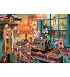 Puzzle Schmidt na Sala de Costura - Puzzles Secretos de 1000 P