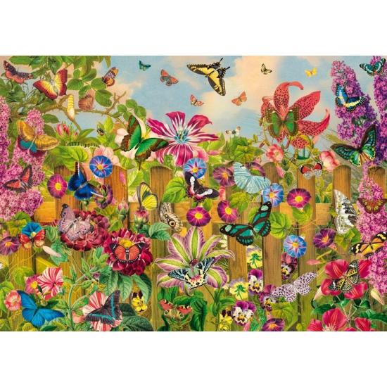 Puzzle Schmidt Jardim De Borboletas Encantador de 2000 Peças