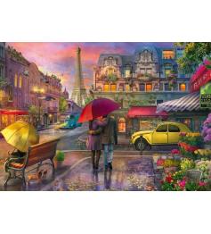 Puzzle Schmidt Charme Parisiense Na Chuva de 500 peças