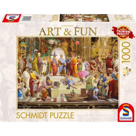 Puzzle Schmidt Escola de Atenas 2024 de 1000 Pieces