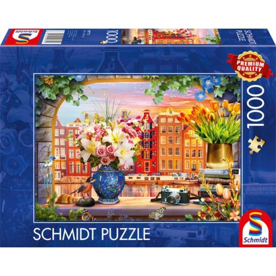Puzzle Schmidt Estadia em Amesterdão de 1000 Pçs