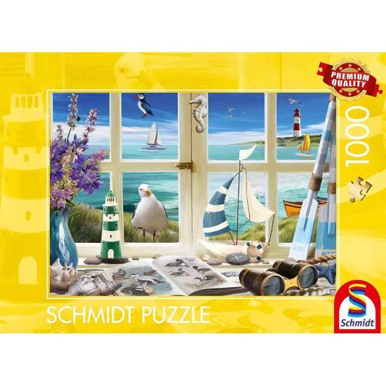Puzzle Schmidt Estudo À Beira-Mar de 1000 Peças
