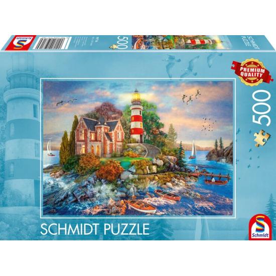 Puzzle Schmidt Farol Na Rocha de 500 peças