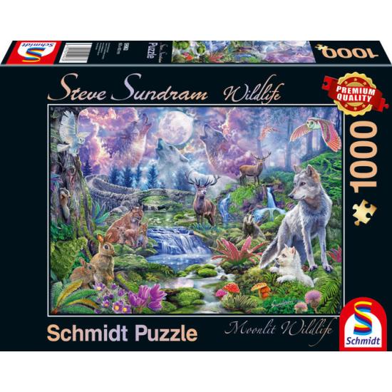 Puzzle Schmidt Vida Selvagem ao Luar 1000 peças