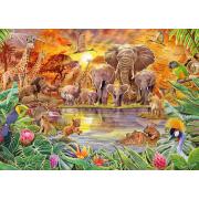 Puzzle Schmidt Vida Selvagem Africana 1000 peças