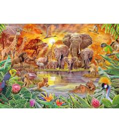 Puzzle Schmidt Vida Selvagem Africana 1000 peças