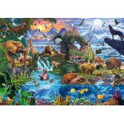 Puzzle Schmidt Vida Selvagem Colorida 1500 Peças