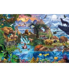 Puzzle Schmidt Vida Selvagem Colorida 1500 Peças