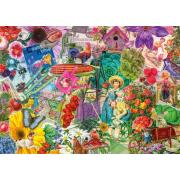 Puzzle Schmidt Jardinagem Feliz de 1000 Pçs