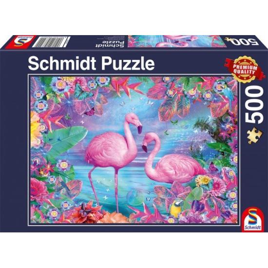 Puzzle Schmidt Flamingos de 500 Peças