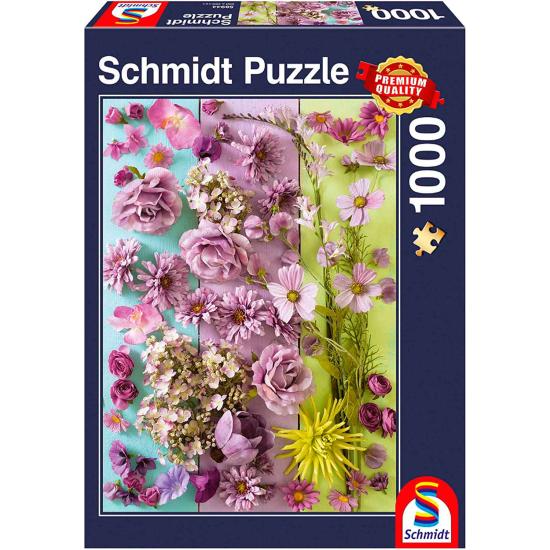 Puzzle Schmidt Flores Violetas de 1000 Peças