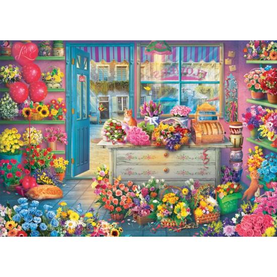 Puzzle Schmidt Floricultura Colorida de 1000 Piec Puzzle Schmidt Floricultura Colorida de 1000 Piec