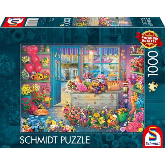 Puzzle Schmidt Floricultura Colorida de 1000 Piec Puzzle Schmidt Floricultura Colorida de 1000 Piec