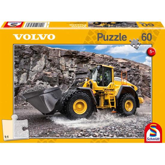 Máquina Escavadeira Schmidt Puzzle Volvo L150H de 60 Peças