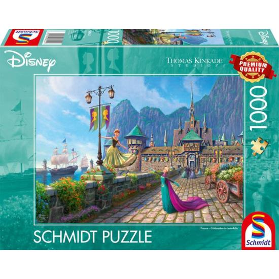 Puzzle Schmidt Frozen En Fête À Arendelle 1000 Peças