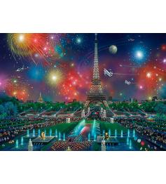 Schmidt Puzzle Fireworks na Torre Eiffel 1000 Pz