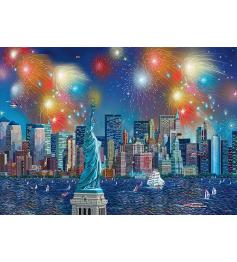 Schmidt Puzzle Fireworks em Nova York 1000 Pzs