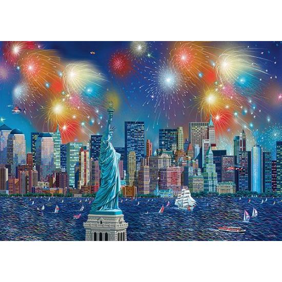 Puzzle Schmidt Fogos de Artifício em Nova York 1000 Pzs Puzzle Schmidt Fogos de Artifício em Nova York 1000 Pzs