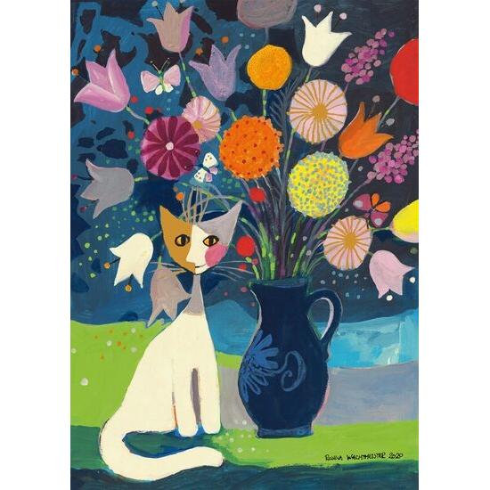 Puzzle Schmidt Gato Branco de 1000 Peças