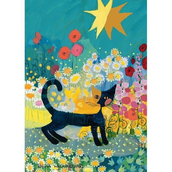 Puzzle Schmidt Gato Em Um Mar De Flores de 1000 Peças