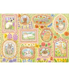 Puzzle Schmidt Gatos Aristocráticos Em Floração de 1000 Peças
