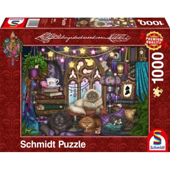 Puzzle Schmidt Gatos e Sofá de 1000 Peças Puzzle Schmidt Gatos e Sofá de 1000 Peças