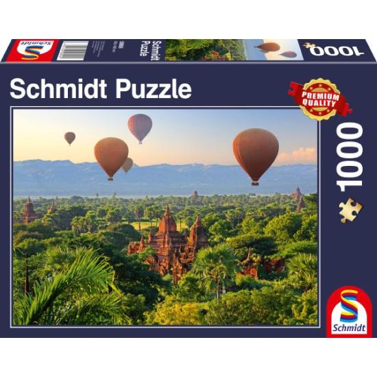 Puzzle Schmidt Globos em Mandalay de 1000 Peças