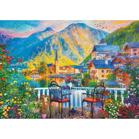 Puzzle Schmidt Hallstatt panorâmico de 1000 Piec Puzzle Schmidt Hallstatt panorâmico de 1000 Piec