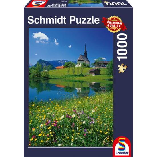 Puzzle Schmidt Inzell, Igreja de São Nicolau de 1000 Peças