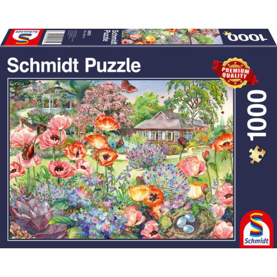 Puzzle Schmidt Jardim Florido de 1000 Peças