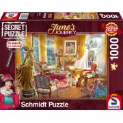 Puzzle Schmidt June's Journey Salão Orquídea de 1000 Peças