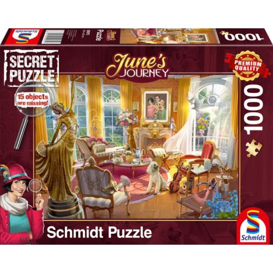 Puzzle Schmidt June's Journey Salão Orquídea de 1000 Peças