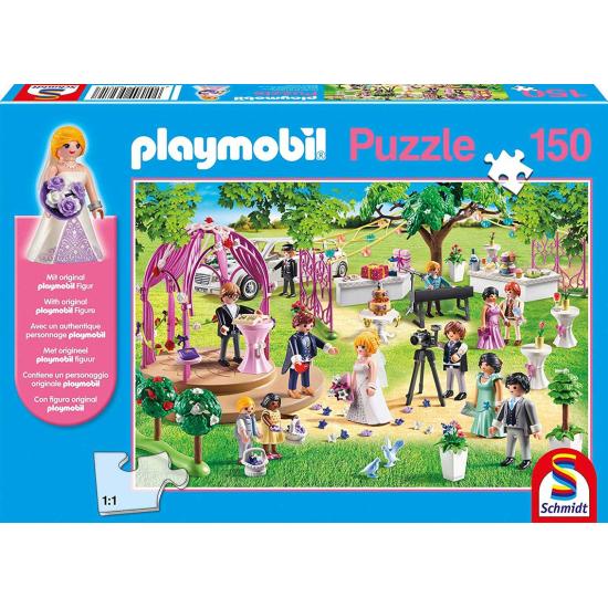 Puzzle Schmidt O Playmobil Casamento de 150 Peças