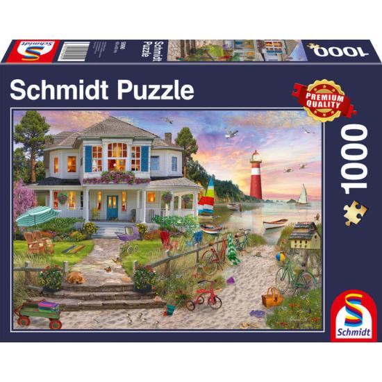 Puzzle Schmidt  A Casa de Praia de 1000 Peças