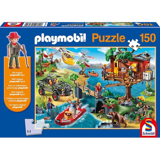 Puzzle Schmidt  A Casa na Árvore Playmobil de 150 Peças