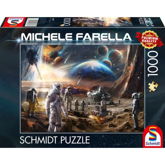 Puzzle Schmidt A Fronteira Final, Exploração Espacial de 1000 Pe